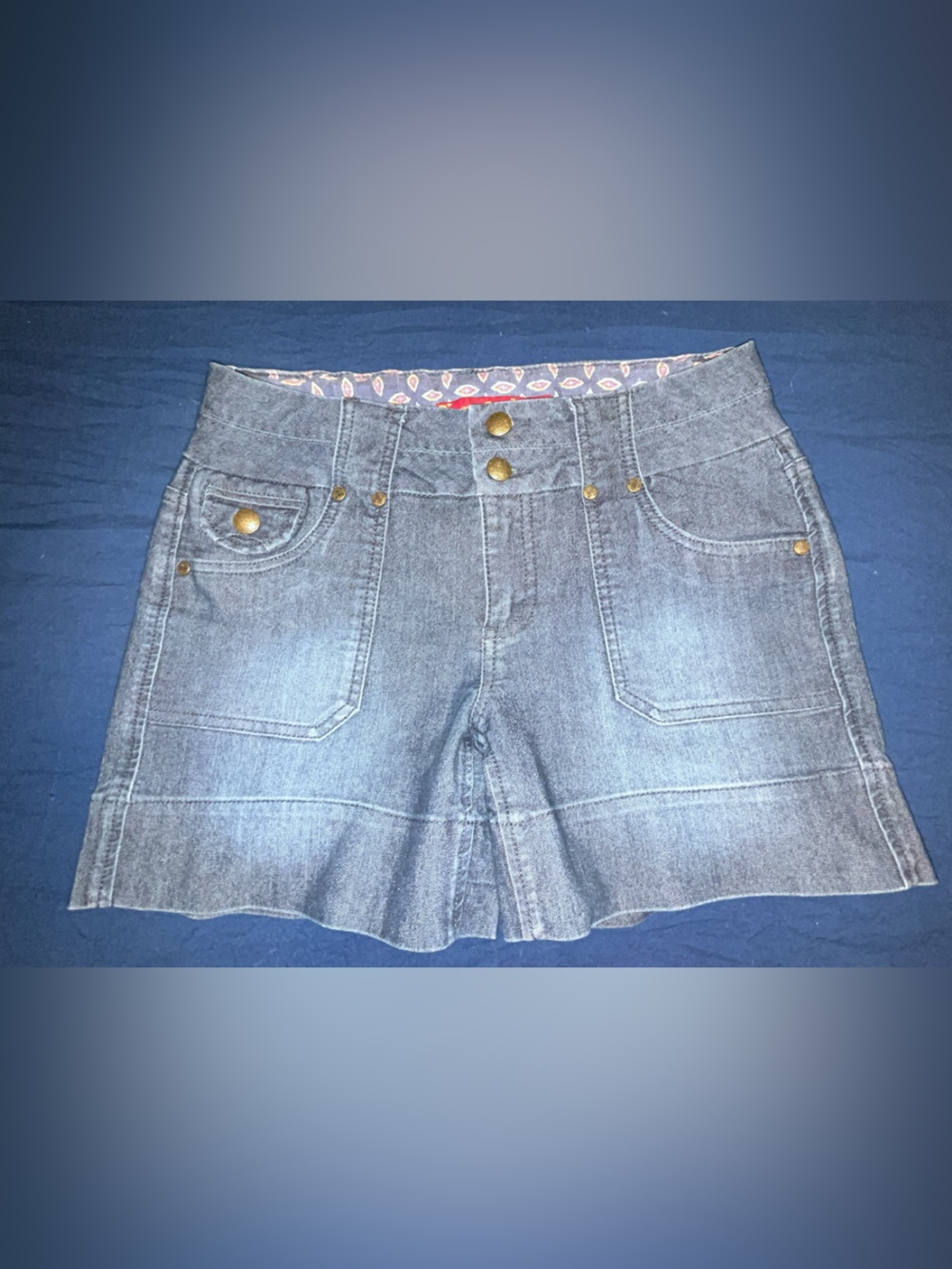 one 5 one Light Blue Cottonblend Shorts